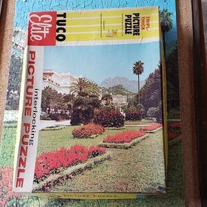 Vintage Jigsaw Puzzle from 60s Tripl Thick Pieces! COMPLETE!